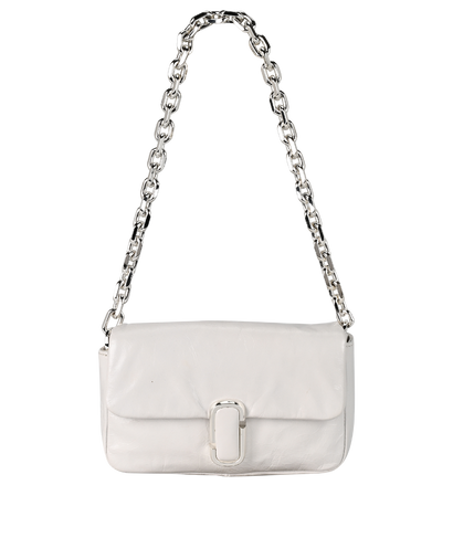 Mini Pillow, £95, Handbags, White, Leather, Front view